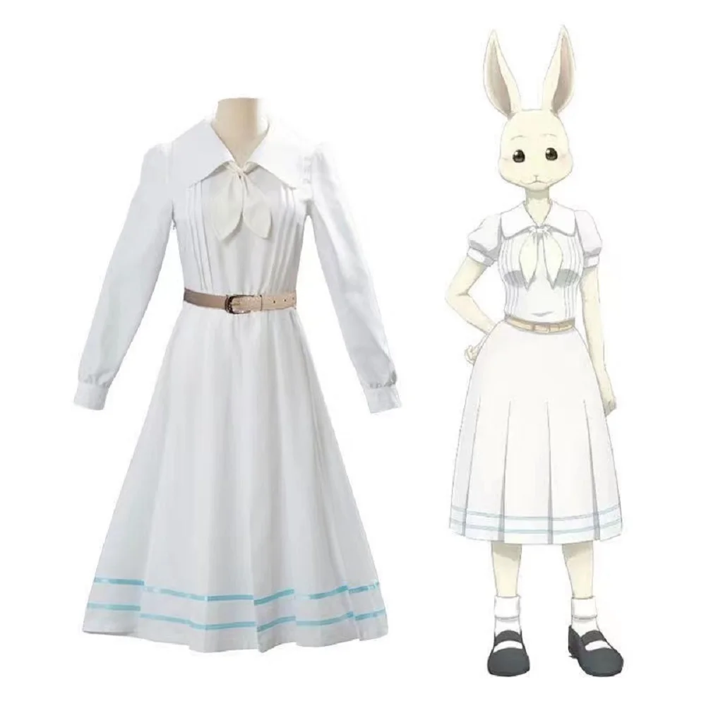 

Unisex Anime Cos BEASTARS Haru Rabbit Cosplay Costumes Halloween Christmas Party Sets Uniform Suits