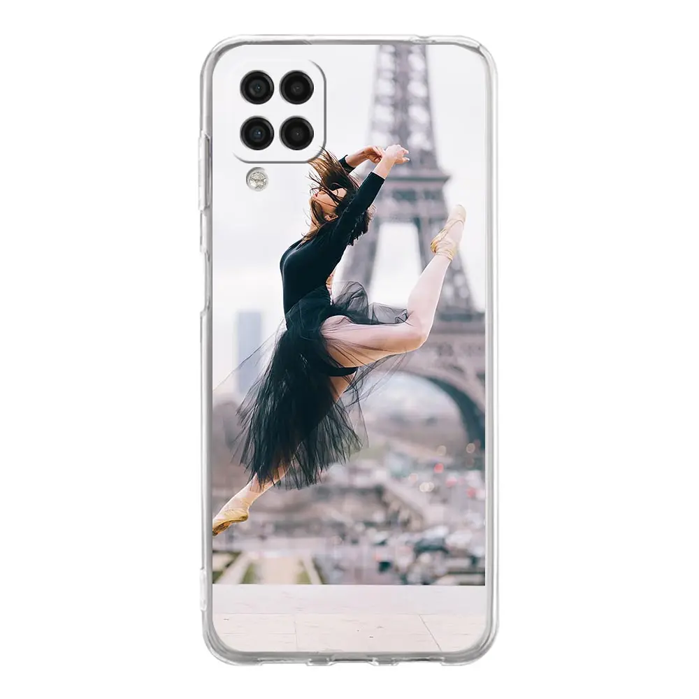 Elegant Swan Dance Ballet Clear Phone Case Cover