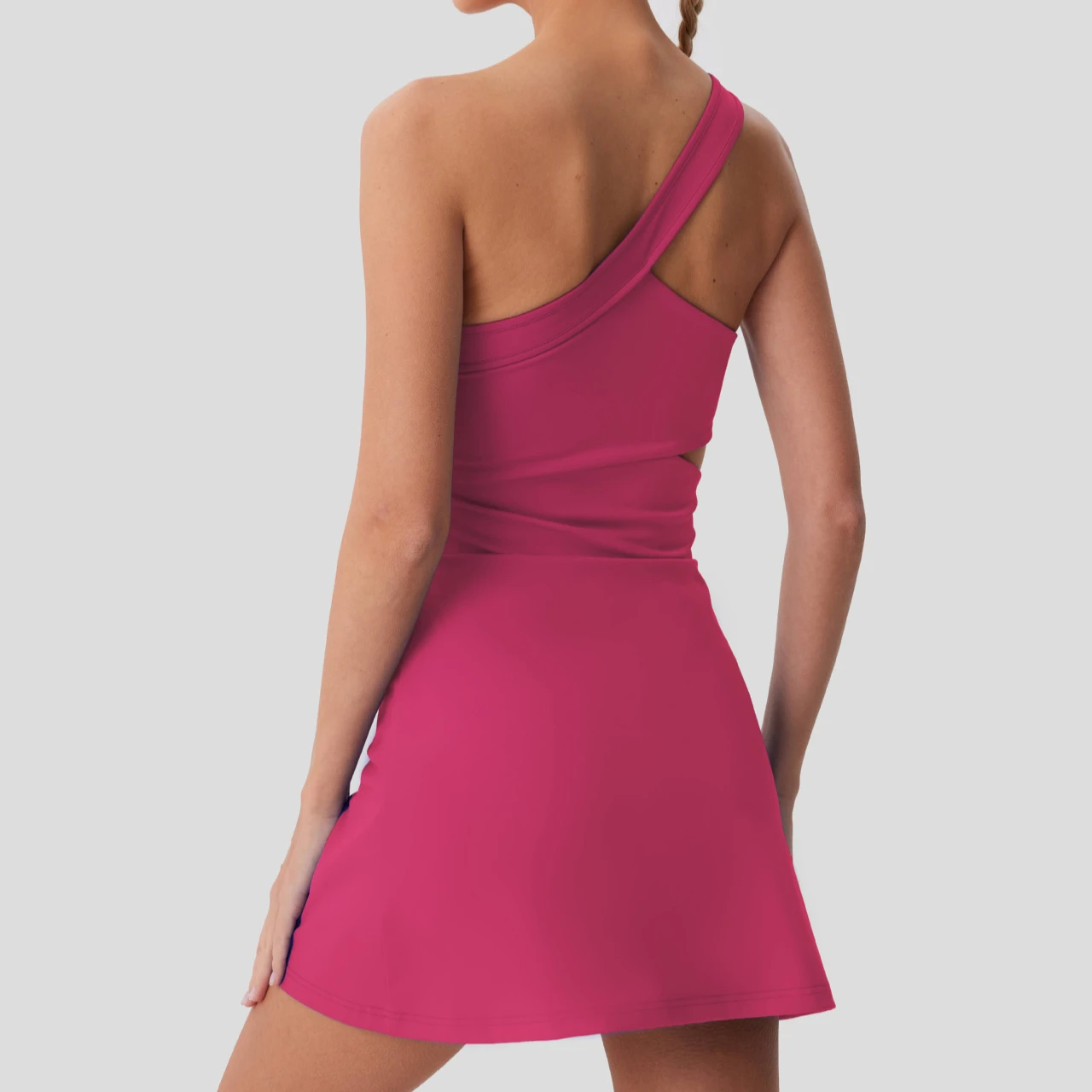 Tennis Dress Women Sexy Soft Thin Breathable Skirts Golf Badminton Solid Outfits Female Activewear Workout Clothing sports dress