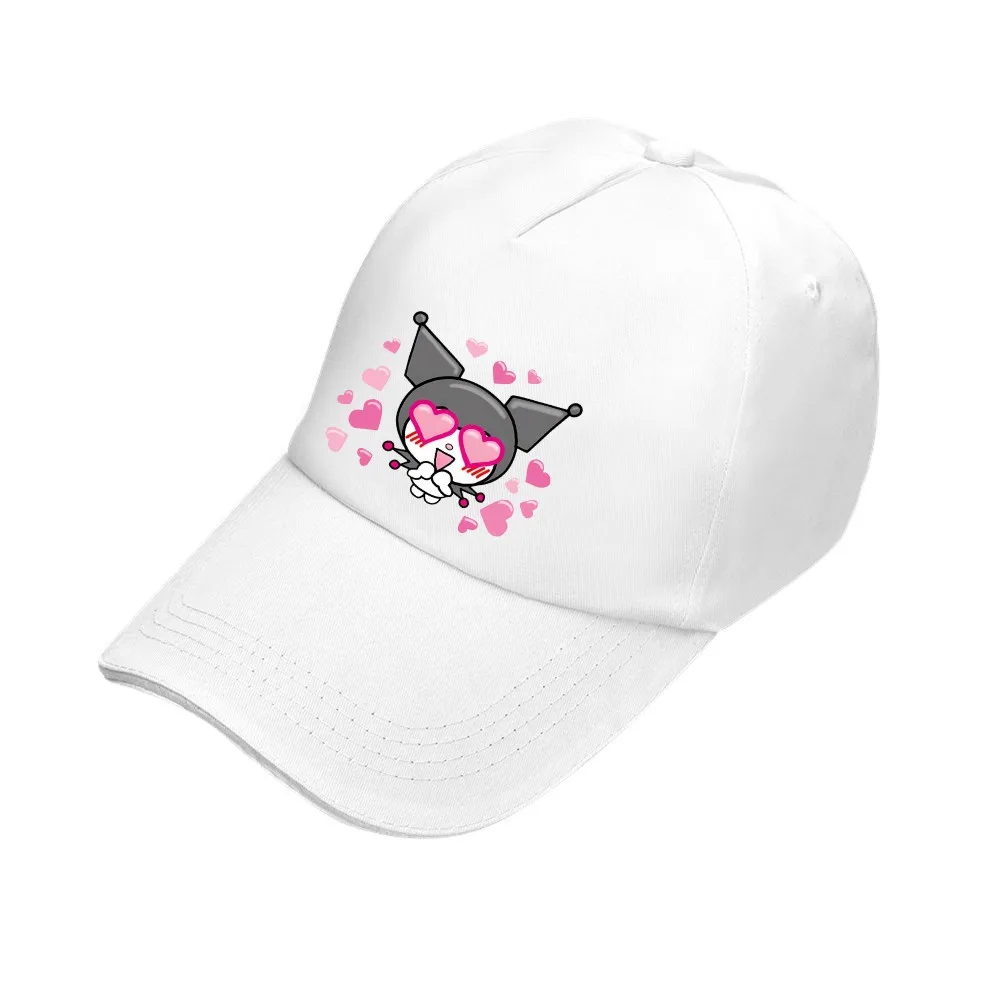 

Kuromi Peripheral Two-dimensional Hats, Peaked Caps, Men's And Women's Solid Color Casual Baseball Caps, Hip-hop Sun Hats