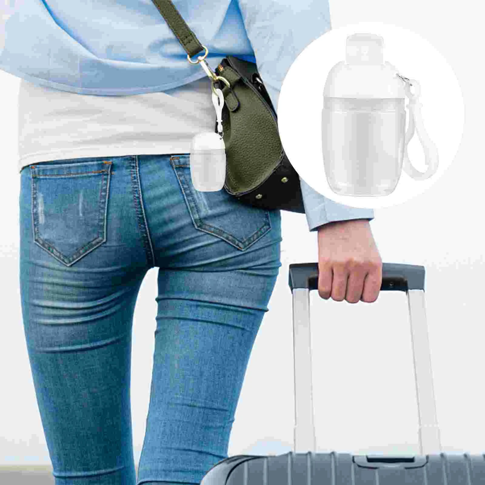 

10pcs 30ml Storage Bottles Portable Travel Bottles Empty Liquid Holder