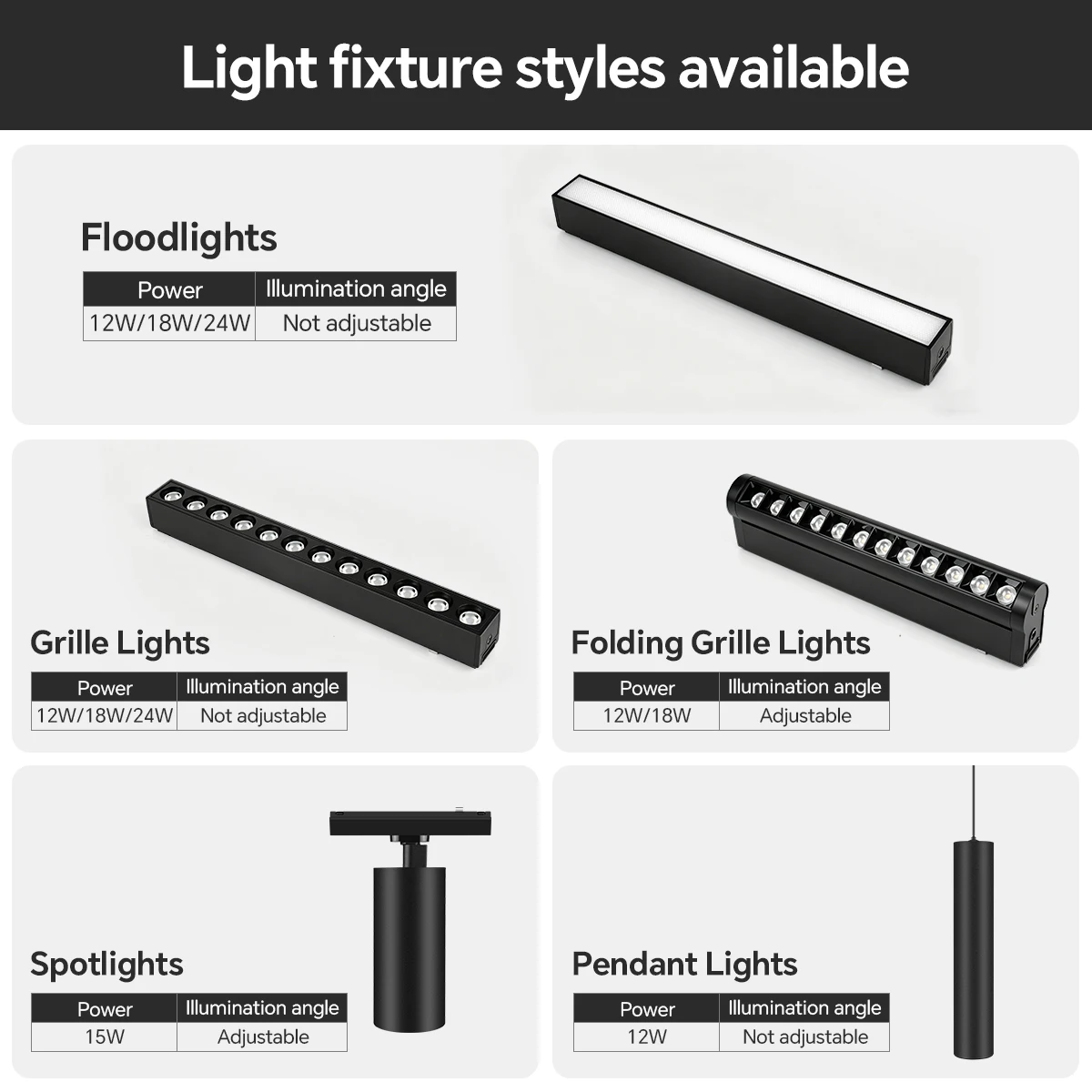 LED 트랙 조명 다운라이트 천장 램프 레일 조명 CCT LED 트랙 램프 레일 조명 플러드 그릴 LED 조명 주방 거실용