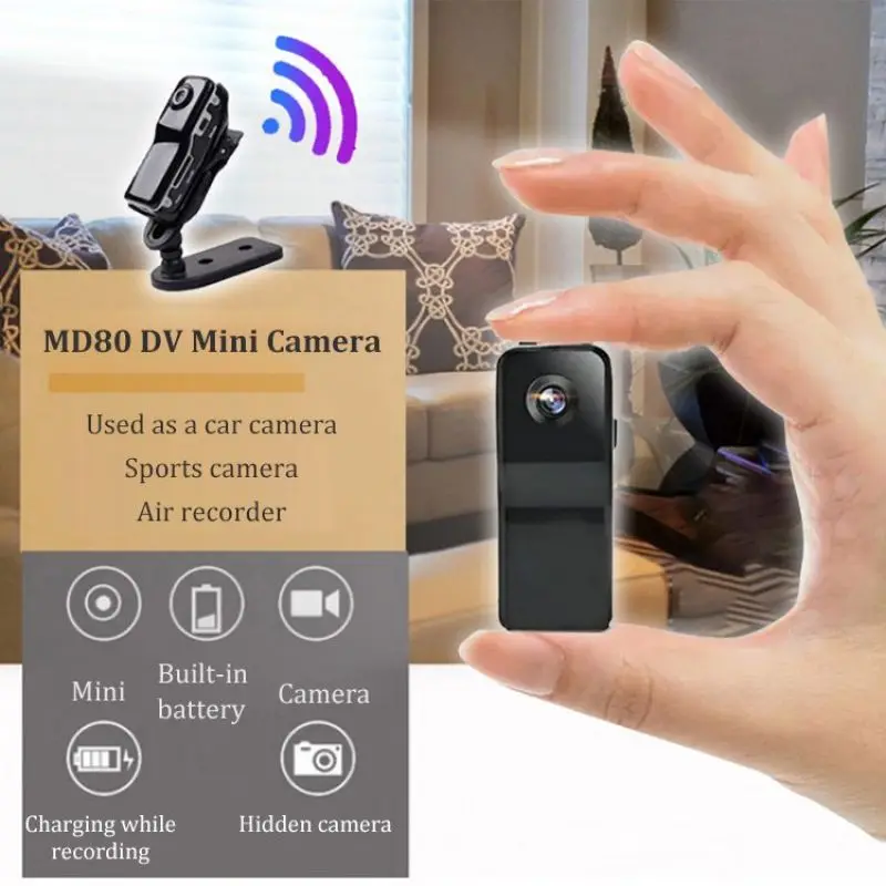 Mini Dvr Piccola Videocamera Dv Camara Corpo Indossabile Mini Fotocamera Digitale Rilevamento Del Movimento Registrazione In Loop Video