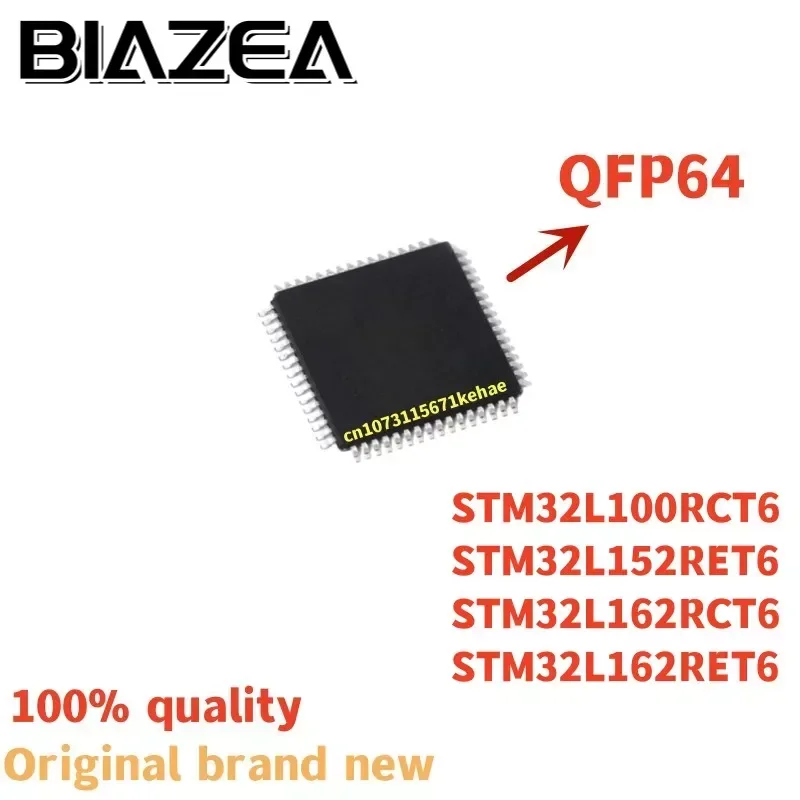

1piece STM32L100RCT6 STM32L152RET6 STM32L162RCT6 STM32L162RET6 QFP64 Chipset