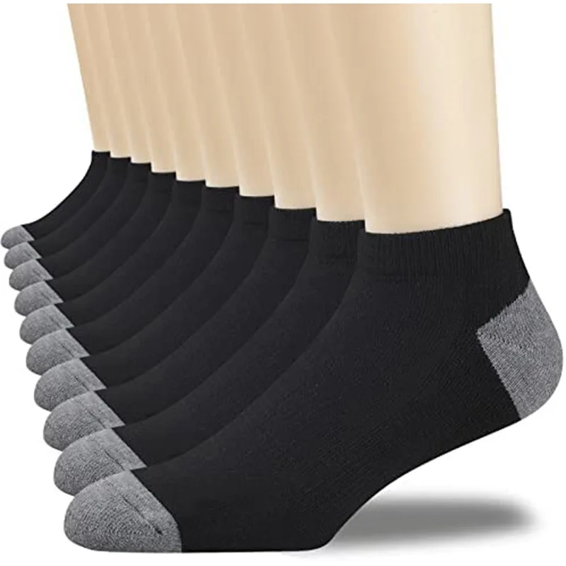 Men's Bamboo Diabetic Ankle Socks with Seamless Toe and NonBinding Top