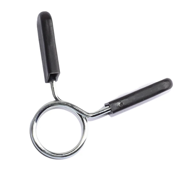 25/28/30mm Barbell Clamp Spring Collar Clips Gym Weight Dumbbell Lock Standard Lifting Kit Barbell Lock 3