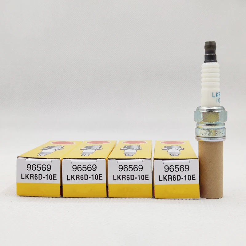 LKR6D-10E 96569 일반 점화 플러그, 현대 i10 액센트 기아 피칸토 리오 III 1.0 1.2 1.25 G3LA G4LA G4LC LKR6D10E 96569, 4 개