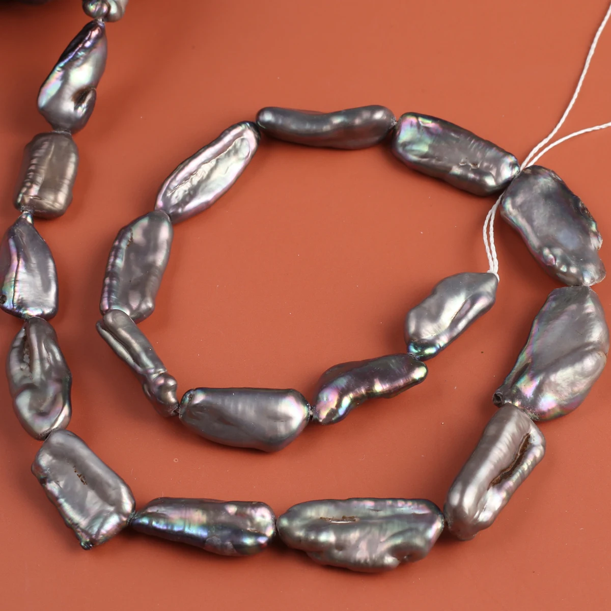 100% Natural Pearl Black Loose Spacing Pipa Beads 8x18-9x20mm Jewelry Making DIY Necklace Earrings Accessories Gift