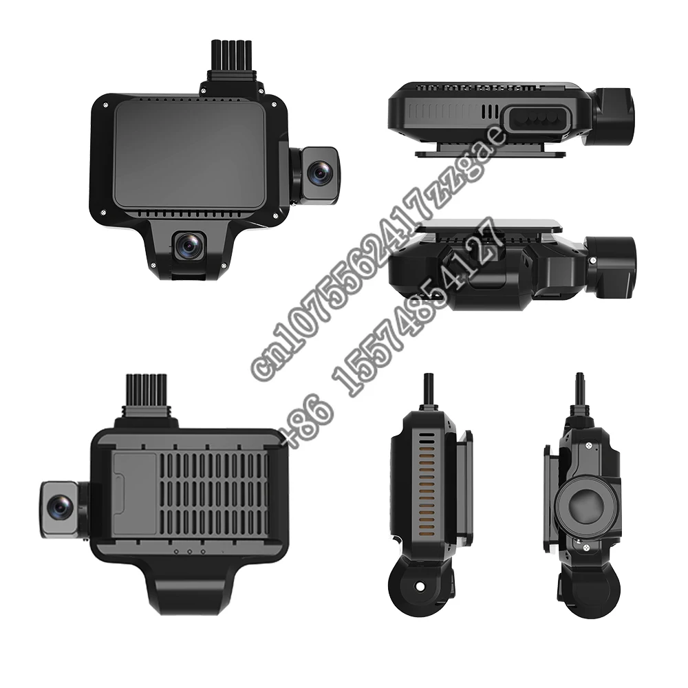 Jimi Car Dvr Driving Videoregistratore 4G Dual Dash Cam 360 Gradi Wifi Hotspot 720P Mirror Dash Cam Dashcam