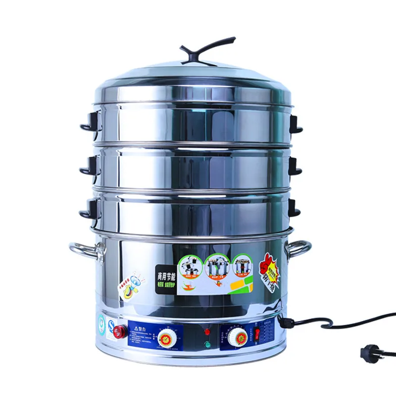 

High Efficiency Electric Steamer Pot Lager Capacity Industrial Commercial Food Steamer for Restaurant
