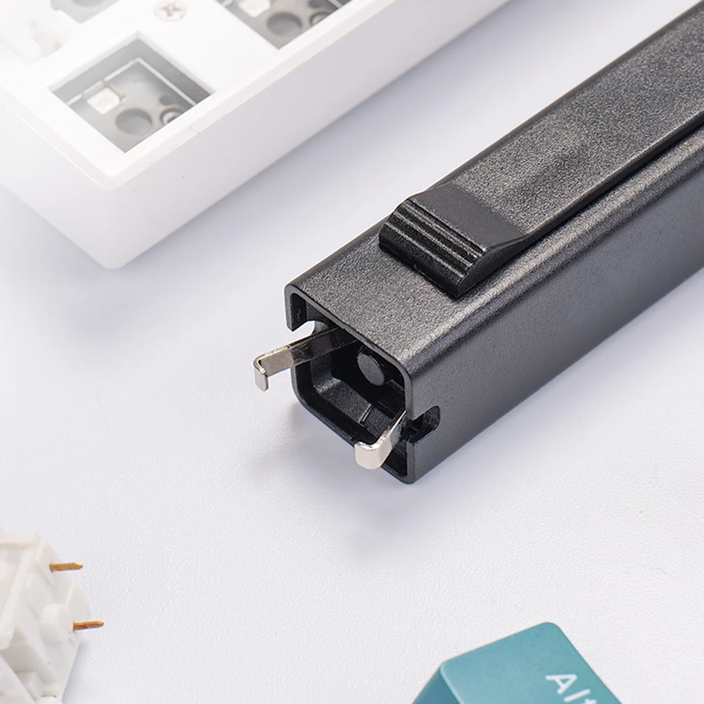 Hot Swap Key Puller Keycap Ajustador Interruptor Portátil Removedor para Fixação de Teclado Mecânico Ação Faça Você Mesmo Ferramenta de Limpeza em 1 - Imagem 6