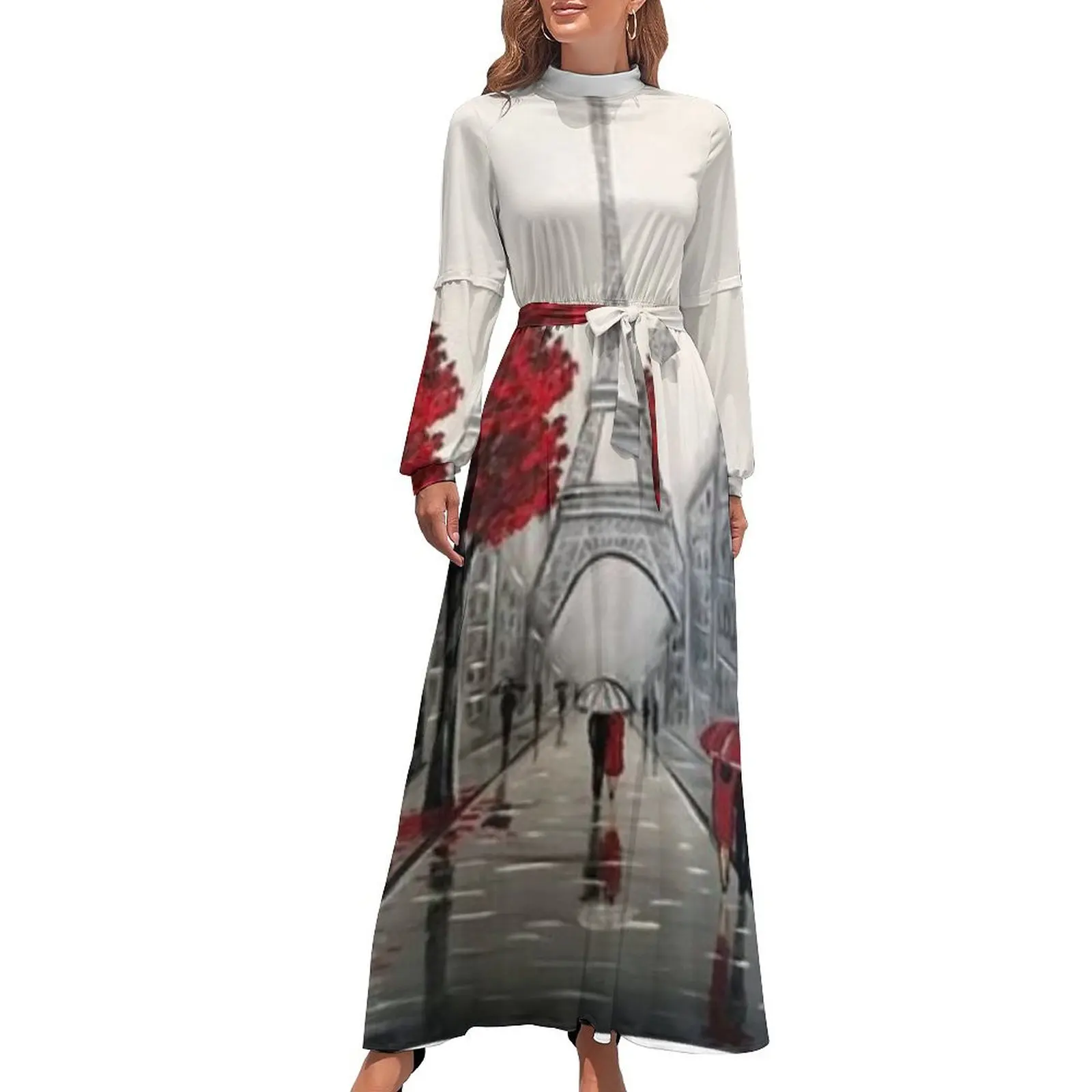 

french design Long Dress women's fashion dresses Dress vintage beach dress