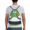 Custom Toy Story Buzz Lightyear Ranger Suit Drawstring Bags for Training Yoga Backpacks Men Women Sports Gym Sackpack 5