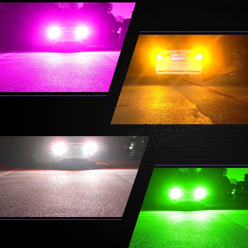 12V 24V P21W Strobe 1156 1157 Red Flash BA15S BAY15D P21/5W Led Bulb R5W R10W Tail Brake Reverse Truck Car Light