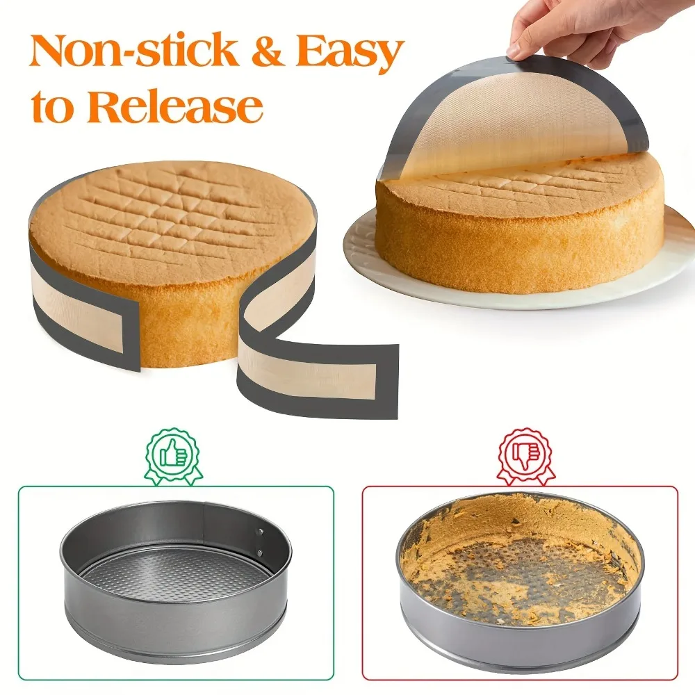 Versatile Non-Stick Round Silicone Baking Mat