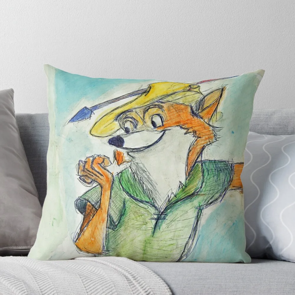 

Cartoon Robin Hood Throw Pillow Couch Cushions Luxury Pillow Case
