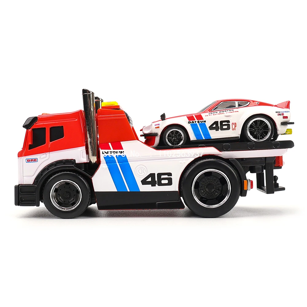 Maisto 1:64 1972 Datsun 240Z BRE JDM Flatbed - Classic American Muscle Car Die-Cast Collectible