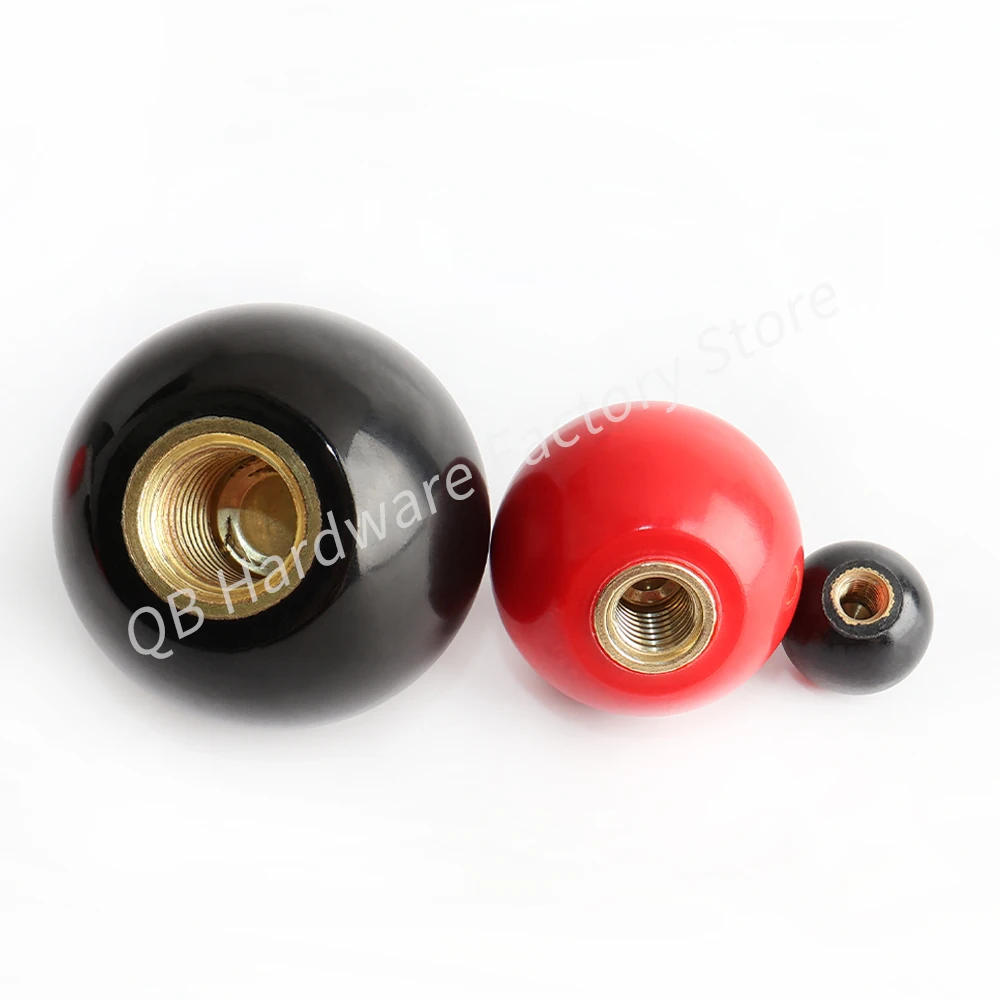 Furniture Machine Tool Knobs M4~M16 Resin Ball Handle