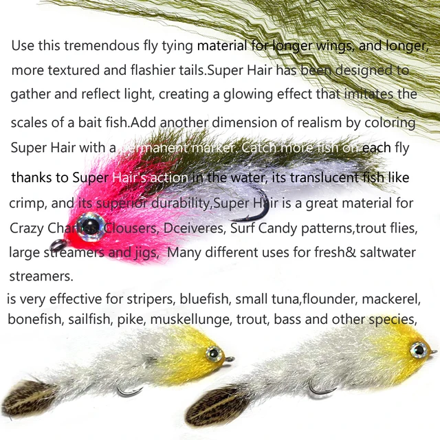 Supreme Hair - Synthetic Fly Tying Fibers