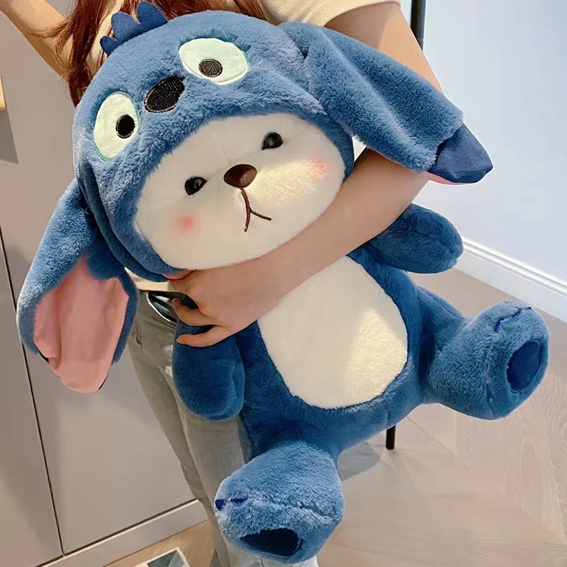 Cute Cosplay Little Bear Doll Clothes Plush Toys For Detachable Hat Kawaii Stuffed Animal Bears Kids Room Decoration Xmas Gifts