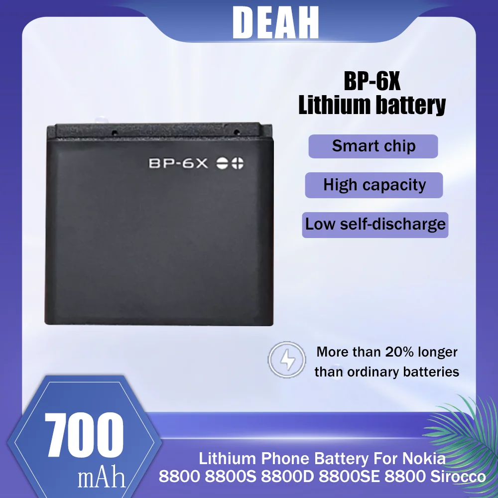 Запасной литиевый аккумулятор для сотового телефона Nokia 700 8800S 8800D 8800SE Sirocco 8800 8860 N73i