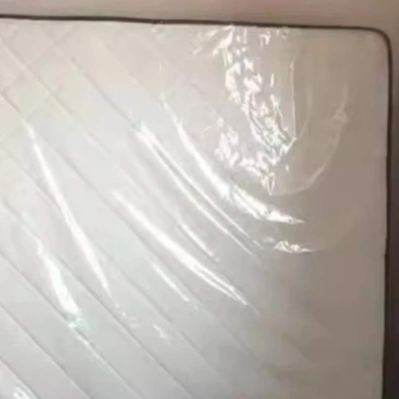 Sacchetto per Imballaggio Materasso, Copertura Protettiva per Traslochi, Organizzazione Domestica, Impermeabile e Antipolvere, in Plastica PE Trasparente - immagine 3