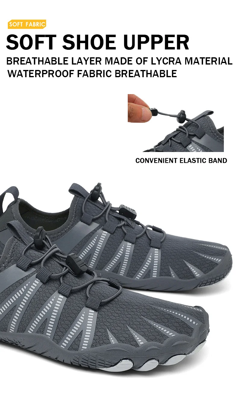 2025 New Pink Color Women Water Shoes Quick Dry Mens Size 36-47 Barefoot Beach Sandals Upstream Aqua Shoes Fitness Sneakers