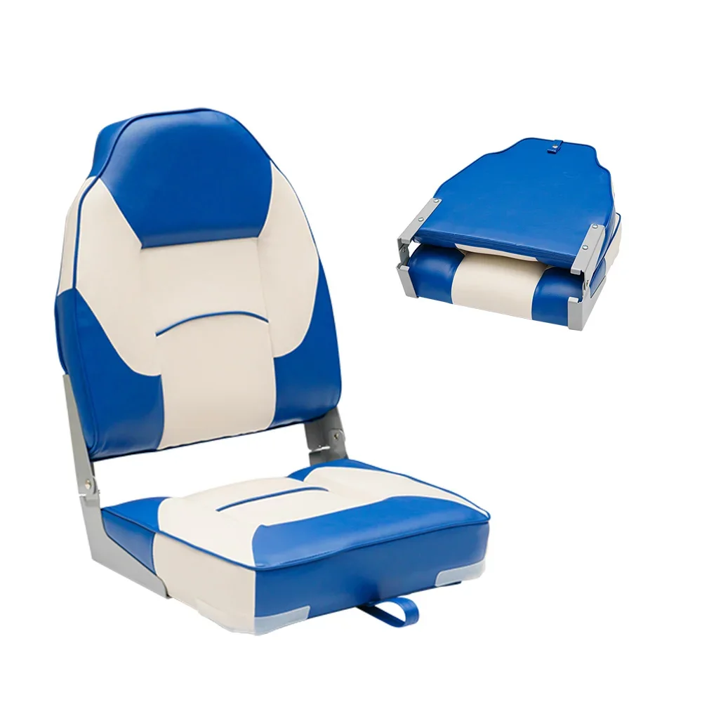 Foldable Marine Seat for Fishing Boat, Low Back, Deluxe Seat