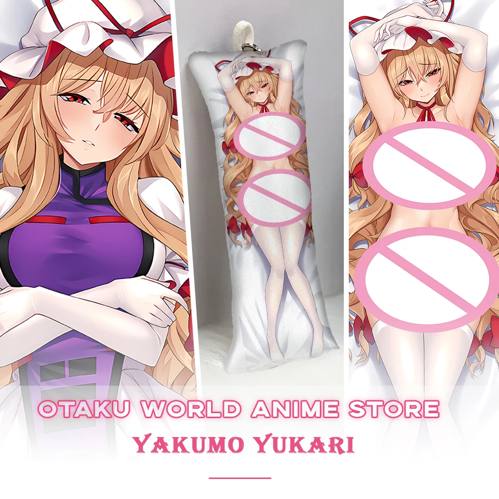 

Yakumo Yukari Dakimakura Anime Otaku 2-Side Printed Waifu Decor Touhou Project Hugging Body Pillow Case Cushion Pillow Cover