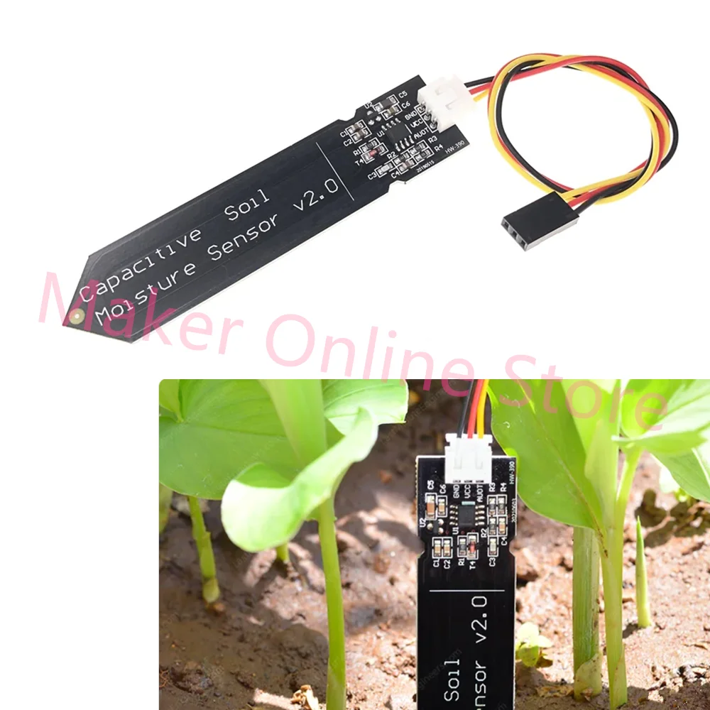 Corrosion Resistant Capacitive Soil Moisture Sensor for Arduino ...