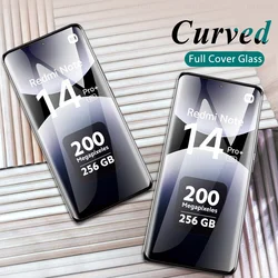 Curved Tempered Glass Screen Protector - 2 - Pack, Premium Coverage - Note 14 Pro Plus (2 Pieces)
