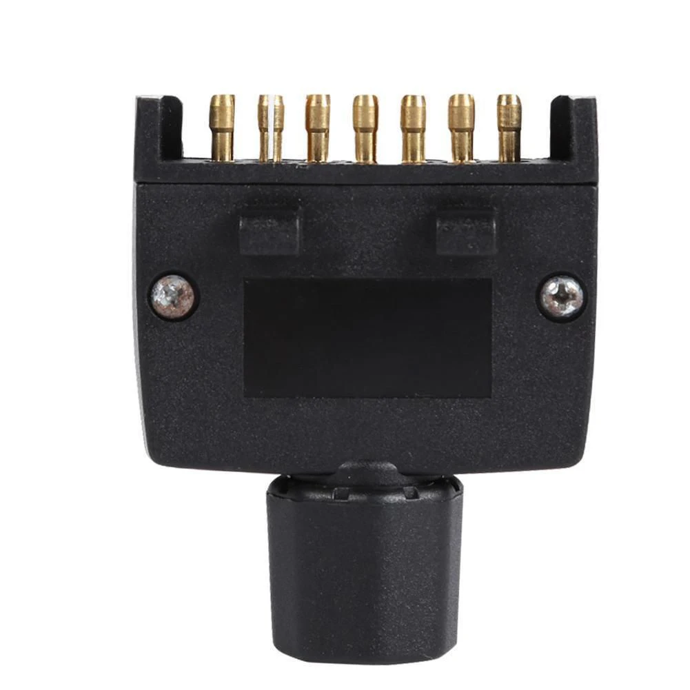 7 Pin AU Flat Plug Male Connector For Caravan Trailer Adapter Boat Quick Fit 7 Pins Connector Vehicle Parts & Accessories trailer plug adapter