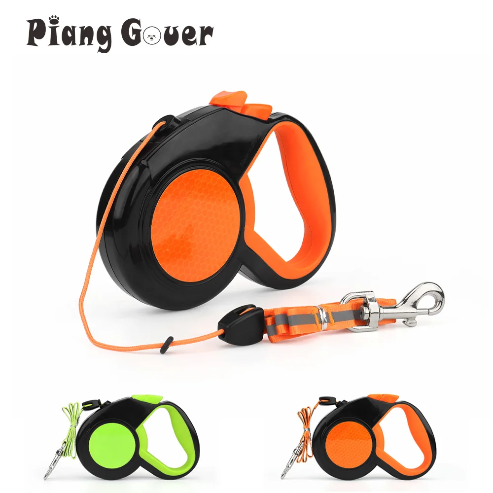 3M/5M/8M Automatic Retractable Reflective Dog Leashes Traction Rope Dogs Cat Walking Pet Leash Lead Automatic Extending 1
