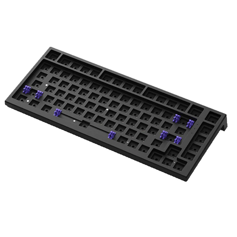 Kit de Teclado 82 Teclas Hot Swappable 5pin Switch 75 Modo Duplo com Fio 2.4ghz Nkro Placa de Montagem Pcb Mg75 - Imagem 6