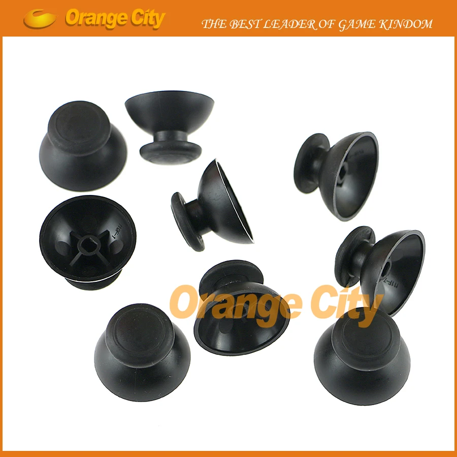 50 Pezzi Tappo A Fungo Nero Con Foro Grande Joystick Cap Thumbstick Per Controller Di Gioco Wii U