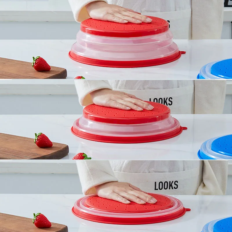 Silicone Heating Cover Microwave Multifunctional Fresh-keeping Oil-proof Splash-proof Folding
