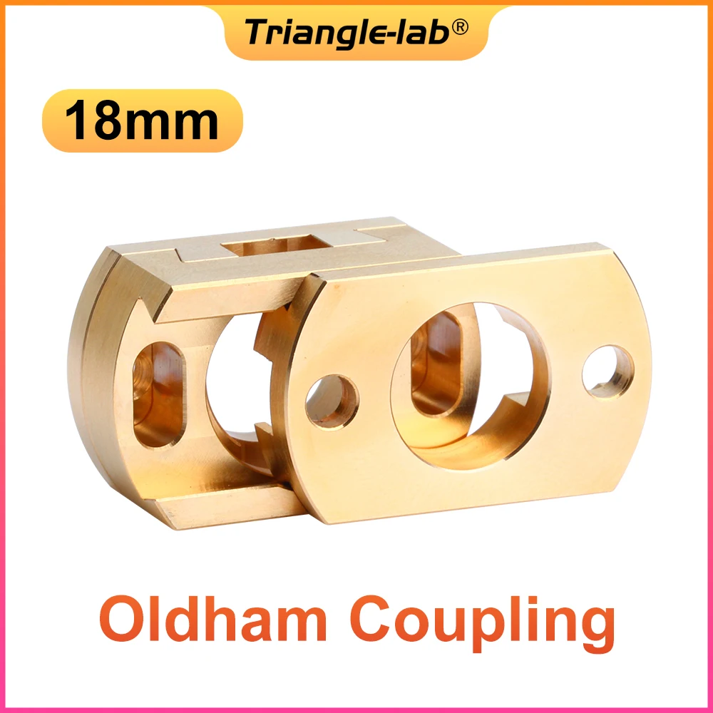 R Trianglelab 18mm Ender 3 V2 CR10 Oldham Coupling Upgrade CR10 S4 S5/ CR10S PRO/ Ender 3 Pro V2 3S Z axis 8mm Lead Screw Hotbed