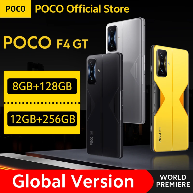 [World Premiere] POCO F4 GT 5G Snapdragon 8 Gen 1 Octa Core 120Hz AMOLED  DotDisplay pop-up triggers 120W Hyper Charge