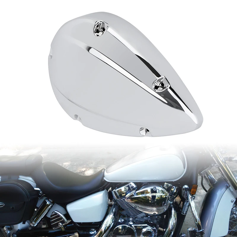 

Motorcycle Parts Chrome Air Cleaner Filter Cover Cap ABS For Honda Shadow ACE VT VT400 Aero 750 VT750 C VT750C VT750RS 2004-2013