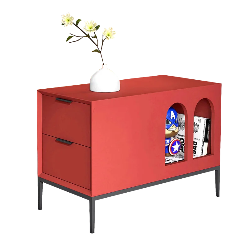 

YY Nordic Light Luxury Corner Table Modern Living Room Side Table Coffee Table Storage Cabinet