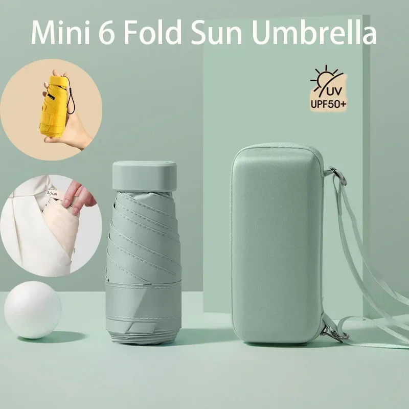 

Business Newest Umbrella Ribs Ultraviolet Rain Sun Mini Pocket 2023 Capsule Women 우산 It 6