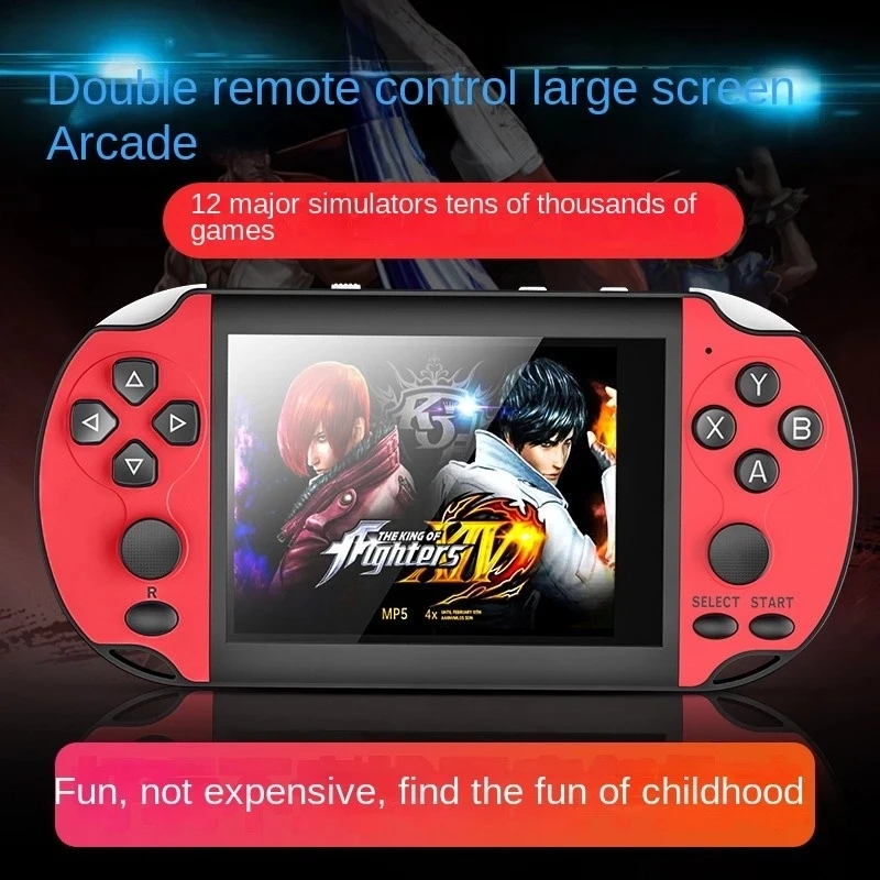 

X7S Retro Game Console 3.5 Inch Screen Ultra Long Endurance HD TV Output Expandable 64G Memory Card 1200 Games Portable Player