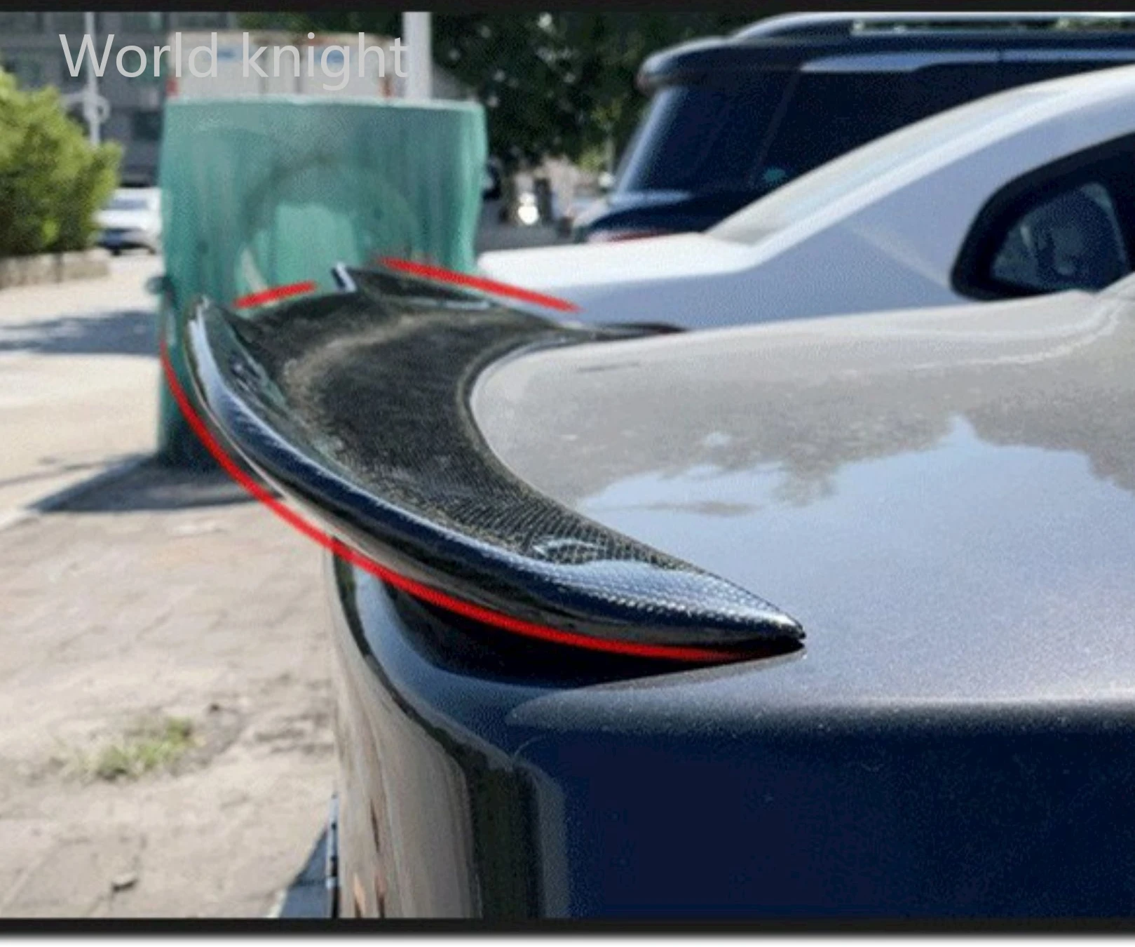 For Bmw 5 Series E60 M5 Carbon Fiber Spoiler 2004 2005 2006 2007 2008