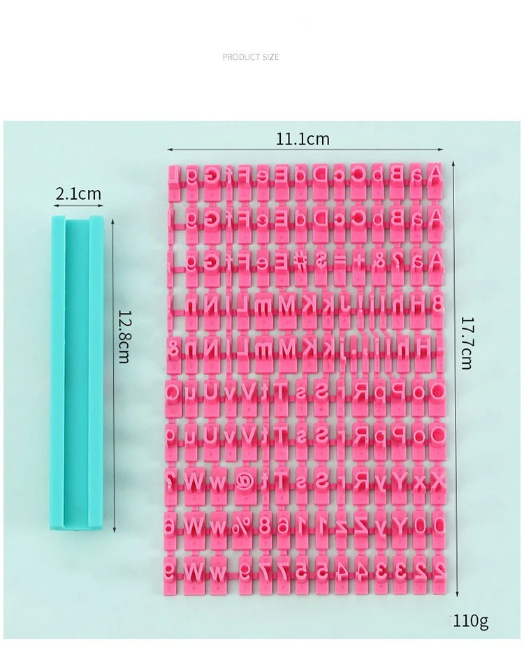 Description Picture 2 of itemBiscuit making DIY English alphanumeric baking tools, seal biscuit molds, seal biscuit letter molds