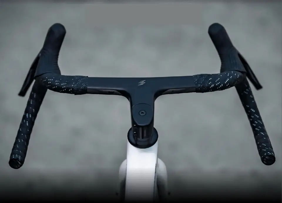 Guidon gravier carbone grande barre évasée vélo cross guidon