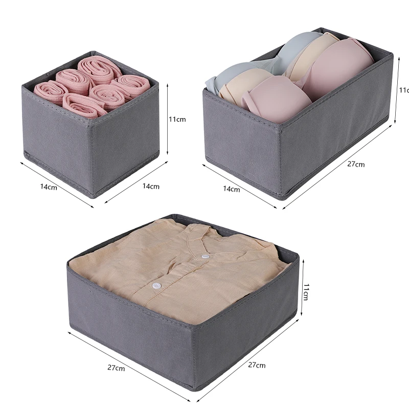 thumbnail image 1 of Caja de almacenamiento para pantalones, ropa interior, armario, organizador de ropa, armario de almacenamiento para camisas, suéteres, cajón organizador para el hogar, 1 of 5