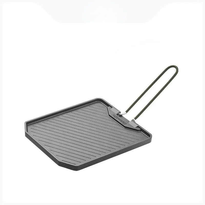 

New Non Stick Frying Pan Outdoor Camping Barbecue Plate Cassette Oven Barbecue Plate