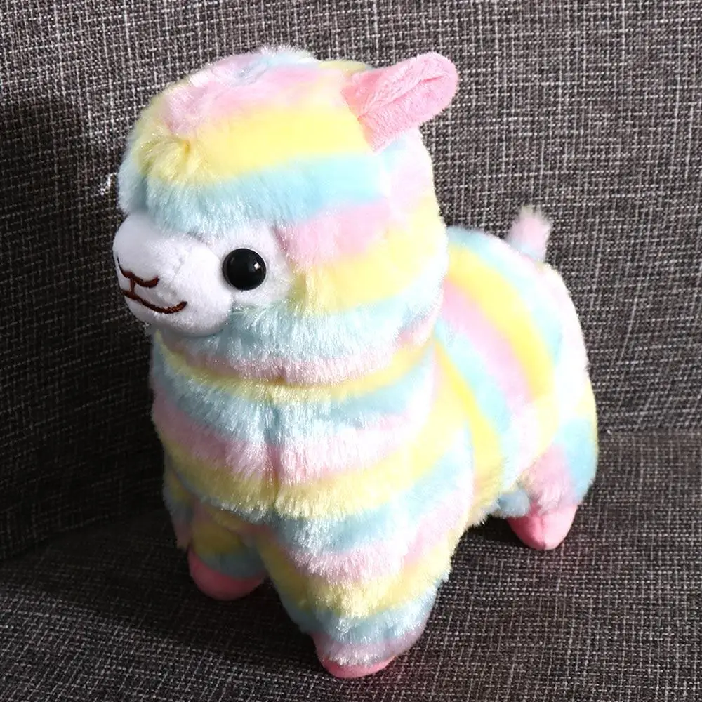 Mate Gift For Children Birthday Gift  Puppet  Alpaca  Doll Home Soft Toys Stuffed  Toys Colorful Alpaca Doll