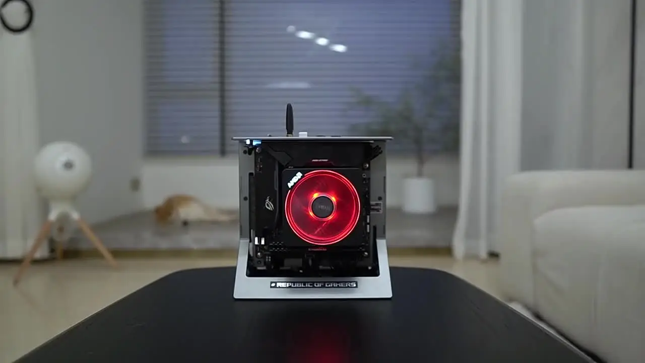 Новинка 2022 года [XPROTO Mini] XTIA ITX Open 1U Core Display полностью алюминиевый вертикальный