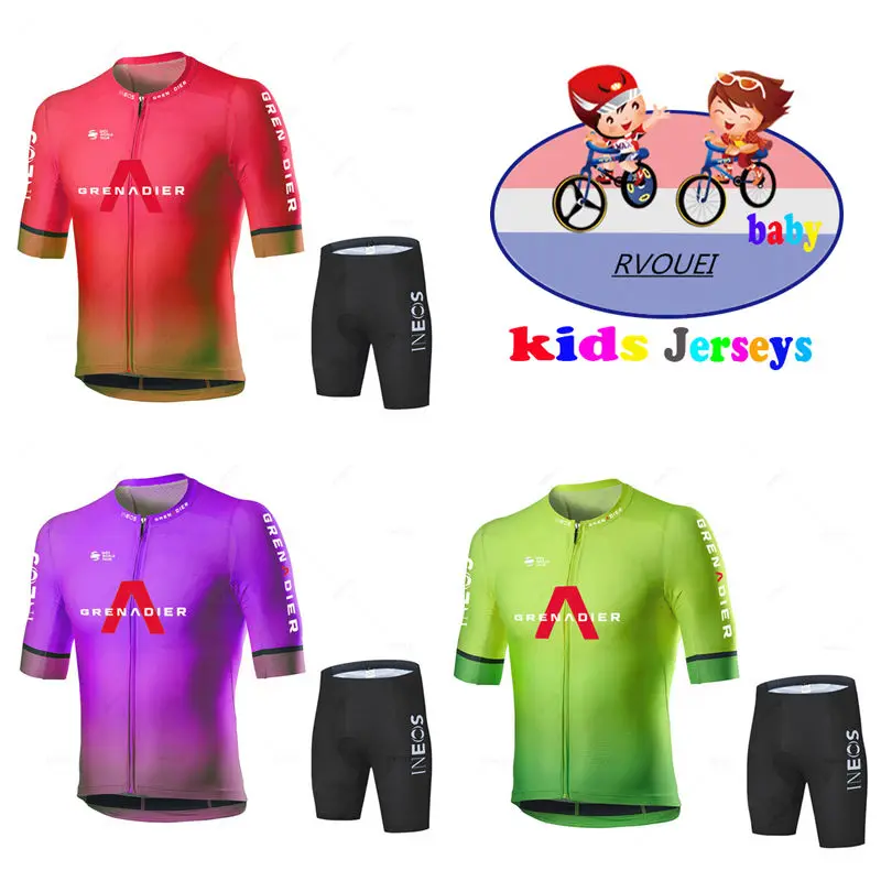 

Детский свитшот с короткими рукавами и шортами, Одежда для горного велосипеда, Дети, Инео, Лето, Новинки